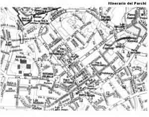 Itinerario dei parchi Itinerario dei parchi