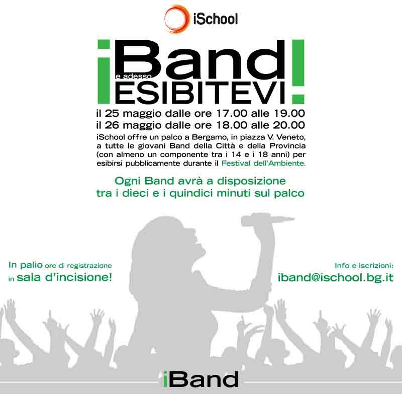 iBand: prove libere nel cuore di Bergamo