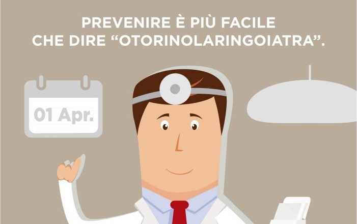 1 Aprile visite gratuite per la Giornata Nazionale della prevenzione Otorinolaringoiatrica