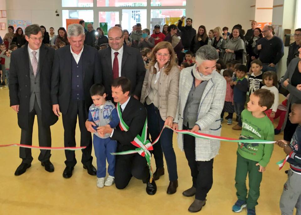 Inaugurata la scuola dell'infanzia Munari a Redona