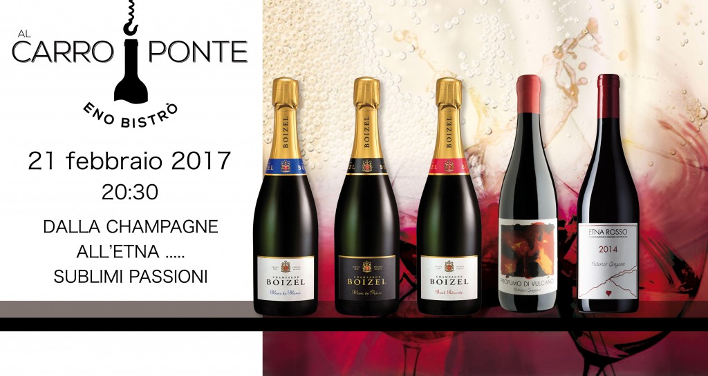 Champagne e profumo di Vulcano Al Carroponte