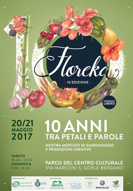 FLOREKA 2017: weekend floreale del 20-21 maggio