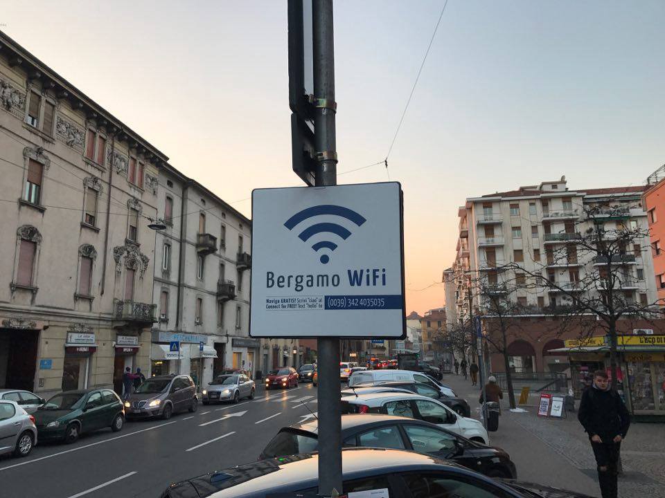 Un nuovo sito per il BergamoWifi con i dati in tempo reale