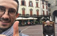 Bergamo a Striscia la Notizia...per il caffè di Maurizio Valli