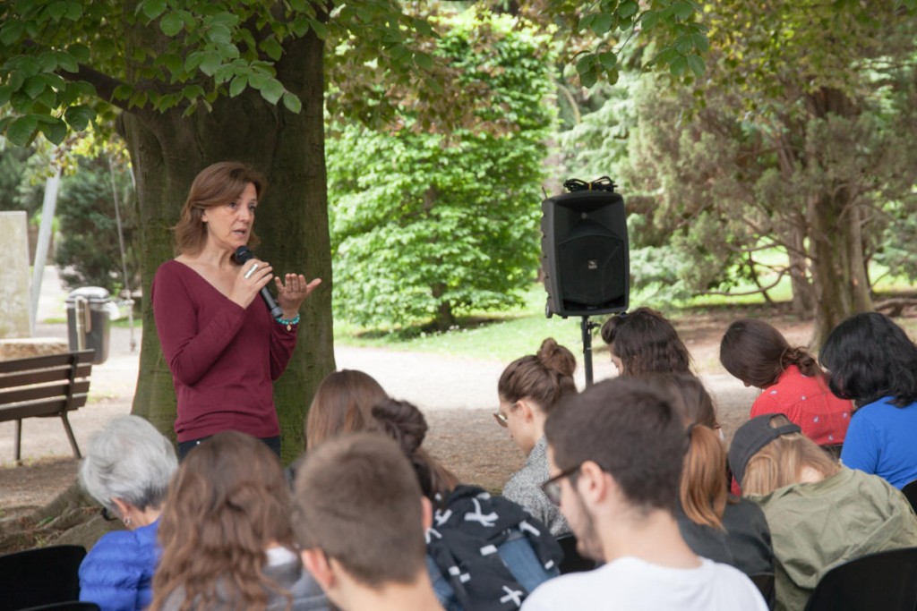 I docenti dell’Università degli studi di Bergamo scendono dalle cattedre