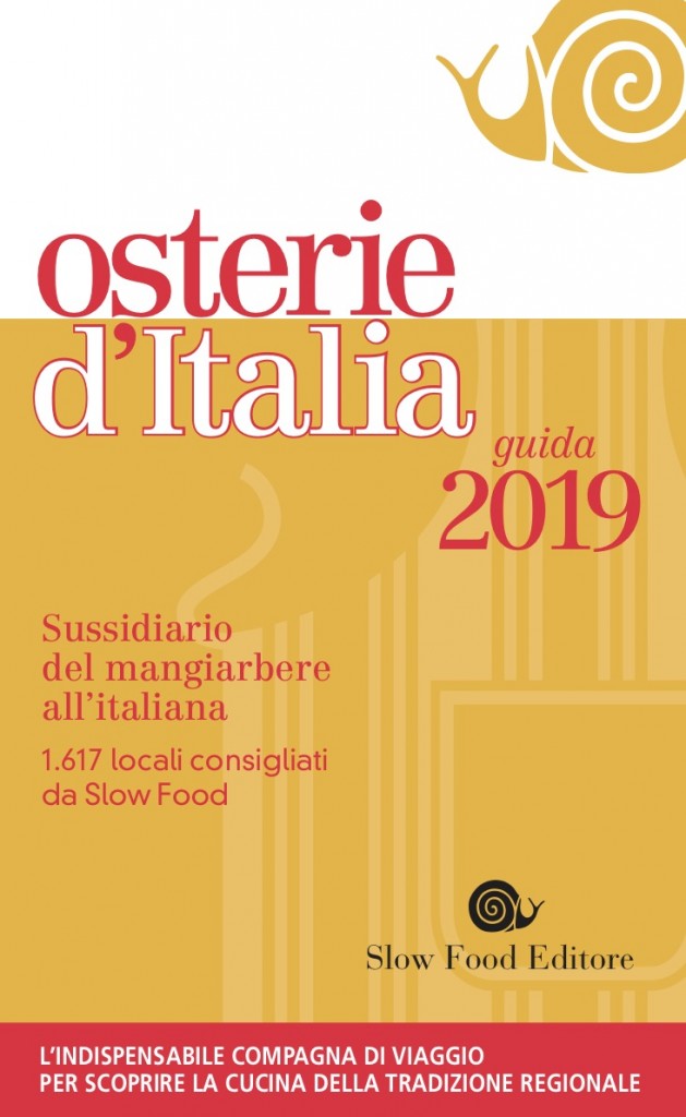 Osterie d'Italia 2019, sabato la presentazione della nuova Guida