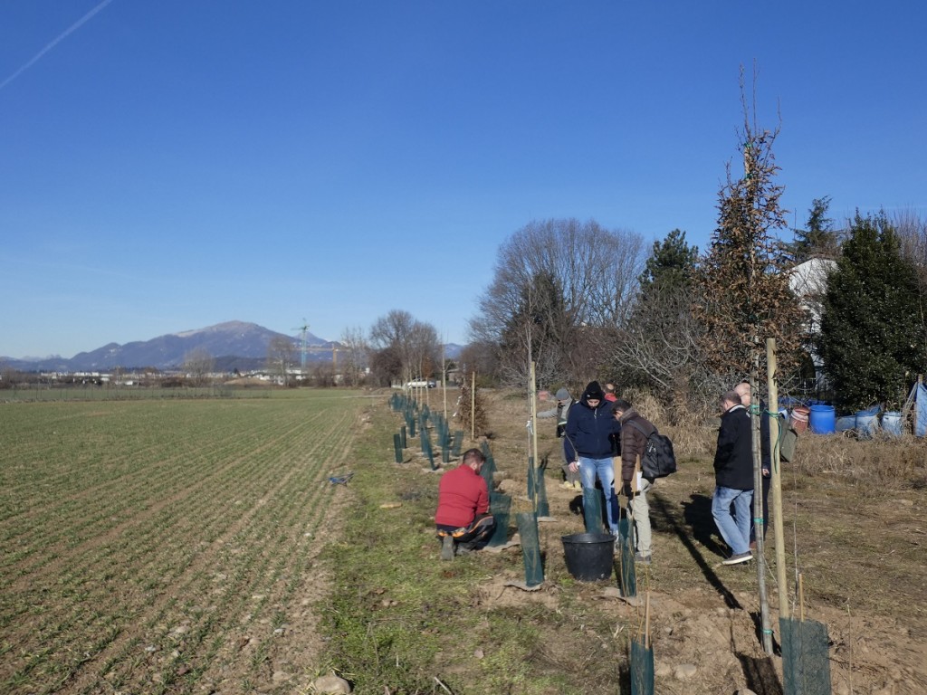 Eco-lavori in corso al parco agricolo: ci sarà un frutteto