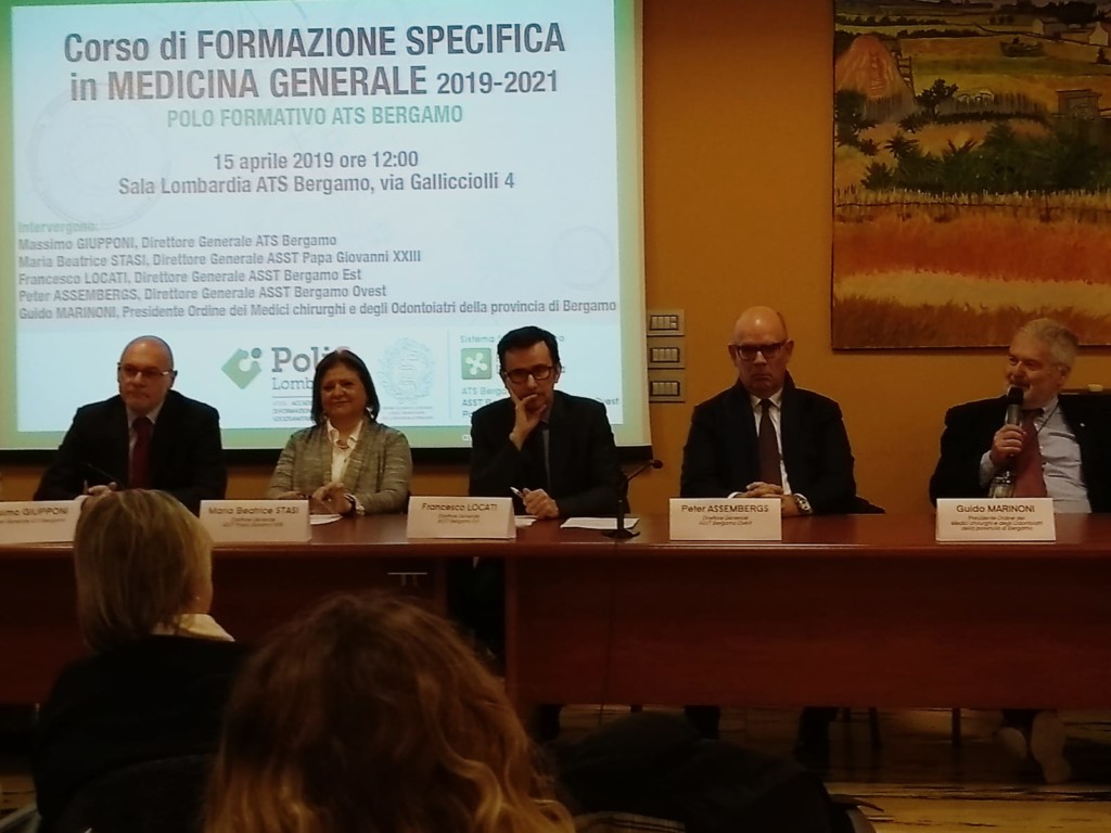 Medici di Medicina Generale in formazione a Bergamo: al via il corso