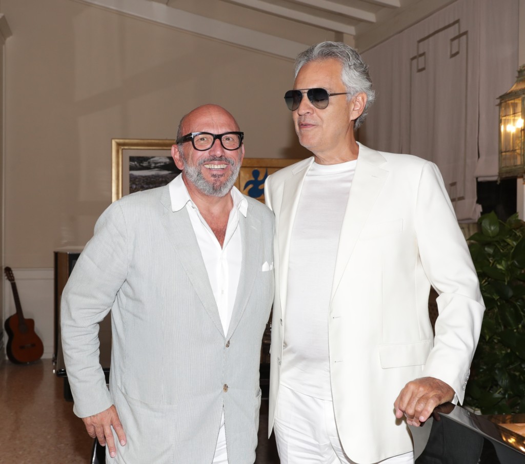 Ca' del Bosco, gran successo la cena di gala a Villa Bocelli