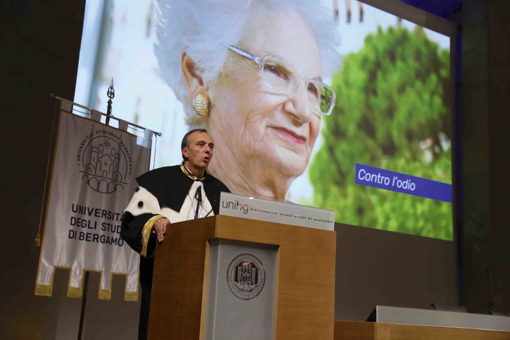 Dottorato ad honorem a Liliana Segre dall’Università di Bergamo