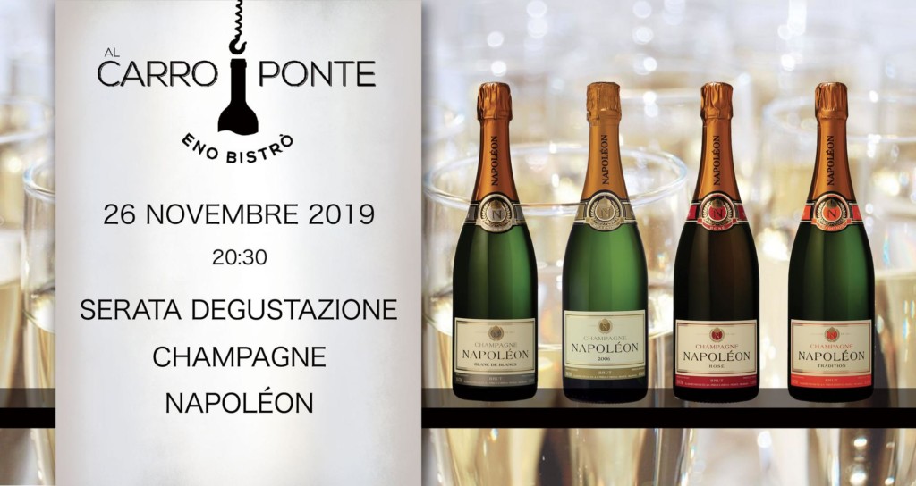 Al Carroponte di Bergamo si presenta lo storico Champagne Napoléon