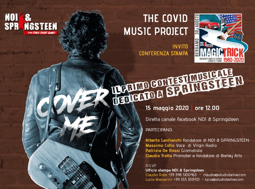 “COVER ME”: primo contest italiano dedicato a Bruce Springsteen