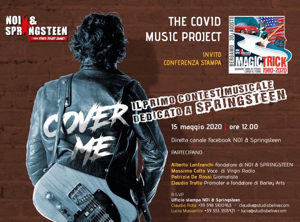 “COVER ME”: primo contest italiano dedicato a Bruce Springsteen