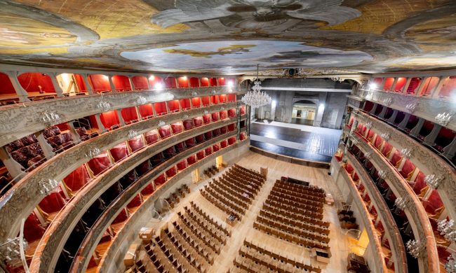 Ecco l’aspetto del nuovo Teatro Donizetti: manca poco