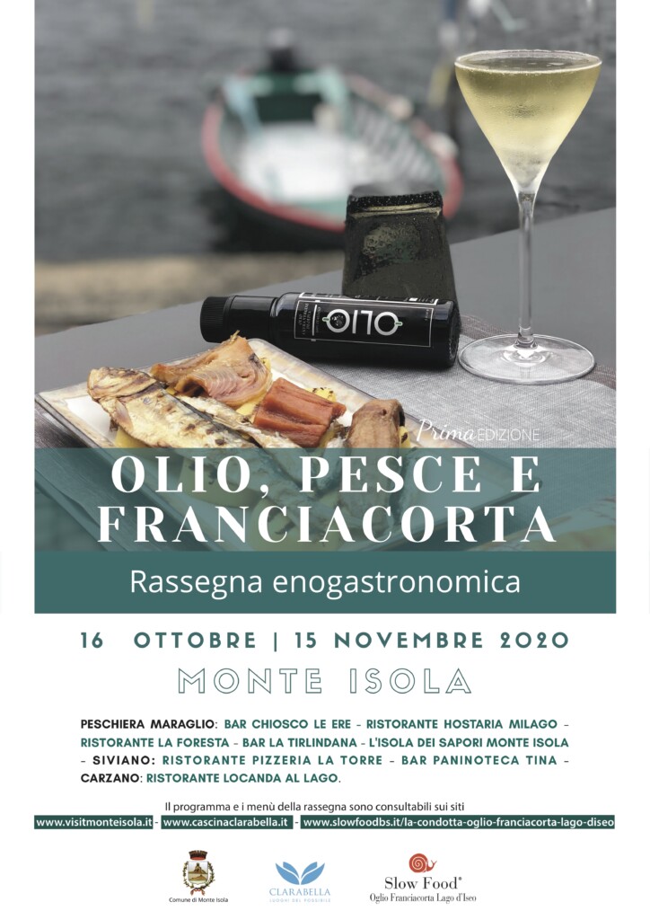 A Monte Isola per un mese, olio, pesce e Franciacorta