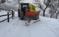 Anche i trattori di Coldiretti in campo per spazzare la neve