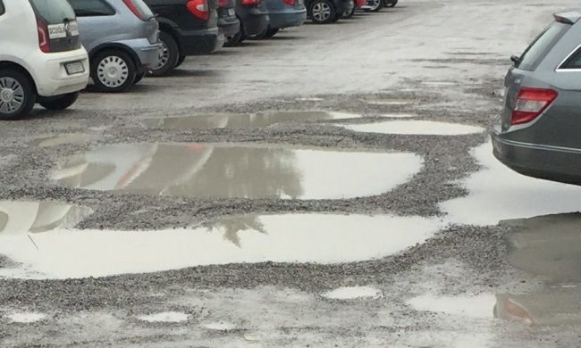 Il parcheggio dell’ex onp non si allagherà più