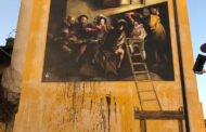 Vandali a Caravaggio: vernice nera sul murales