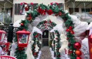 Una villetta di Petosino come un castello di Natale