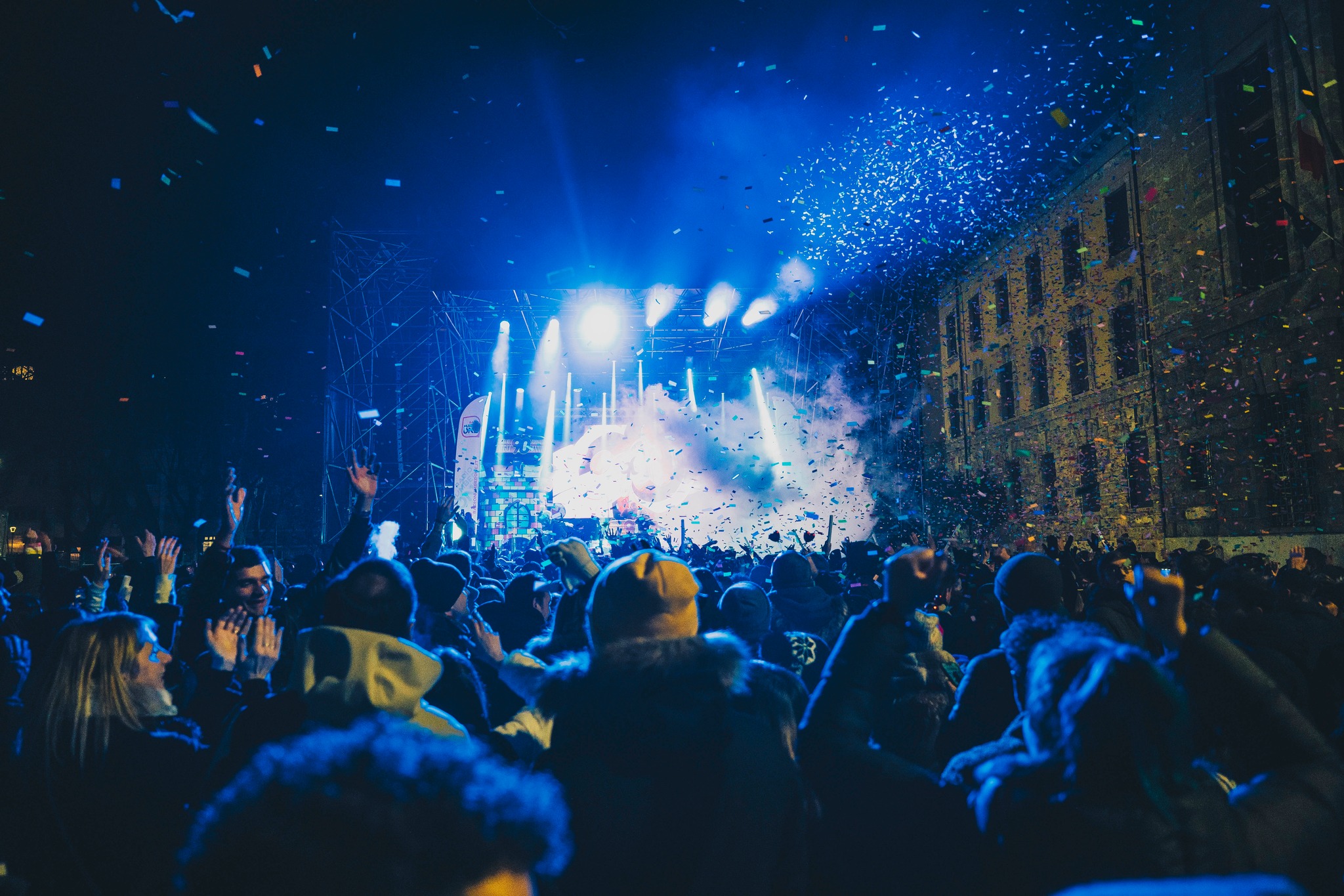 Capodanno in piazza da tutto esaurito a Bergamo