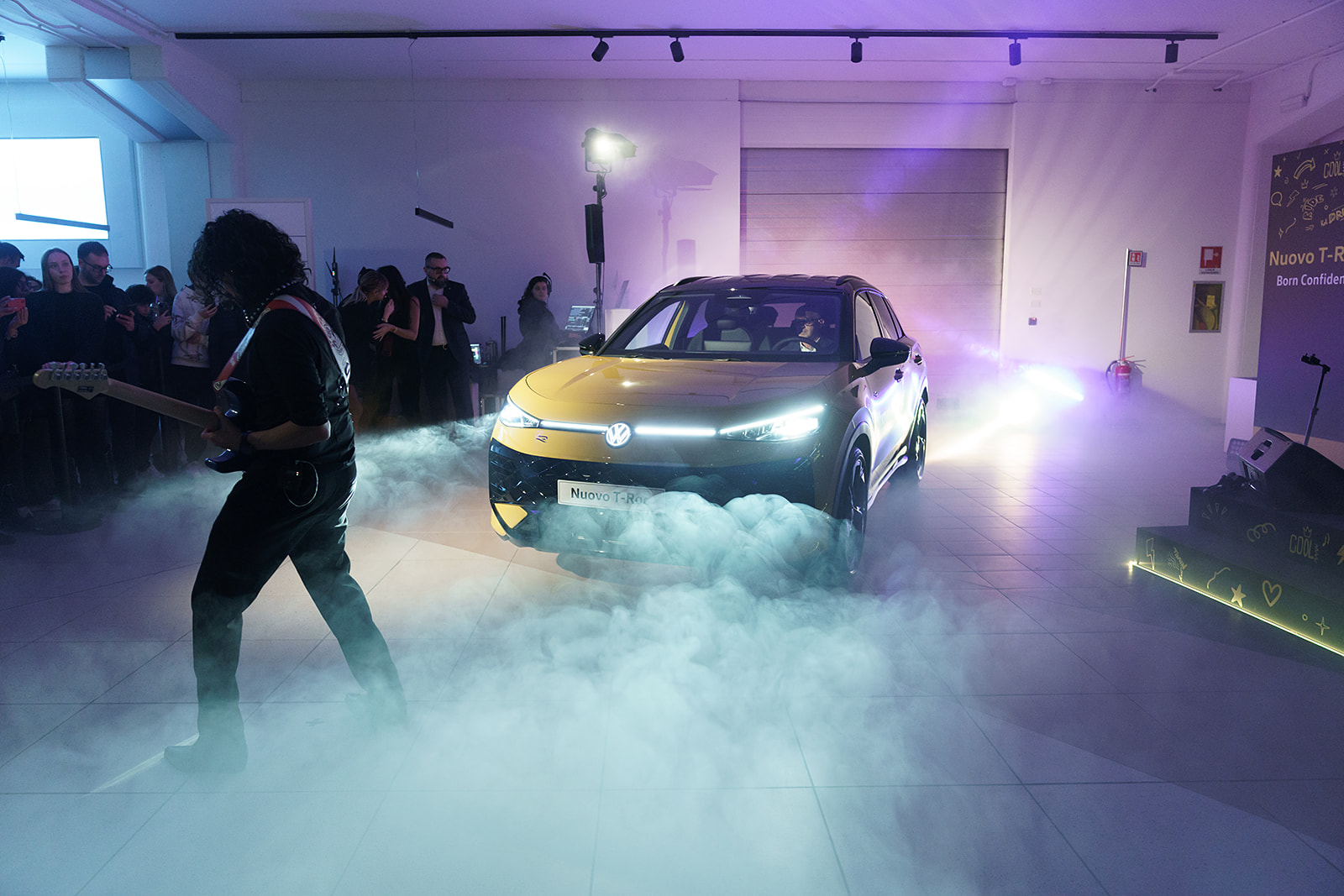 Lancio dallo spirito rock per la nuova Volkswagen T-Roc, presentata da Eurocar Bergamo