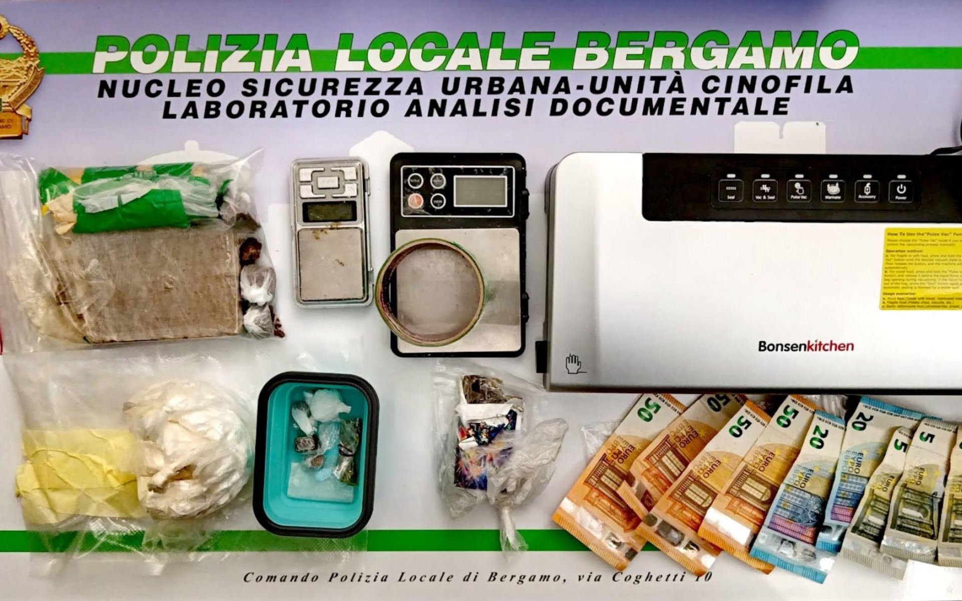 Droga e materiale per lo spaccio: due arresti a Colognola