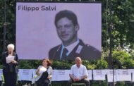 La madre di Filippo Salvi alla scuola intitolata a Falcone