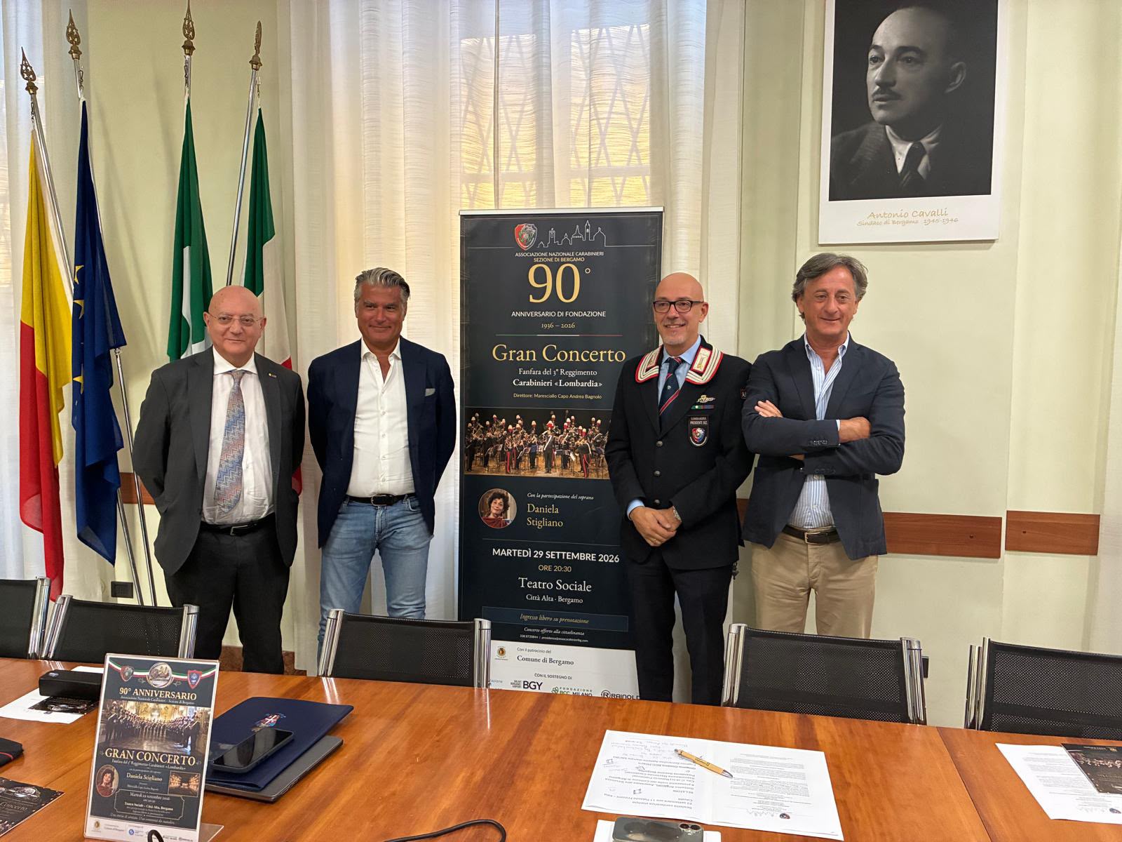 Novant’anni di musica e servizio per l’Anc di Bergamo